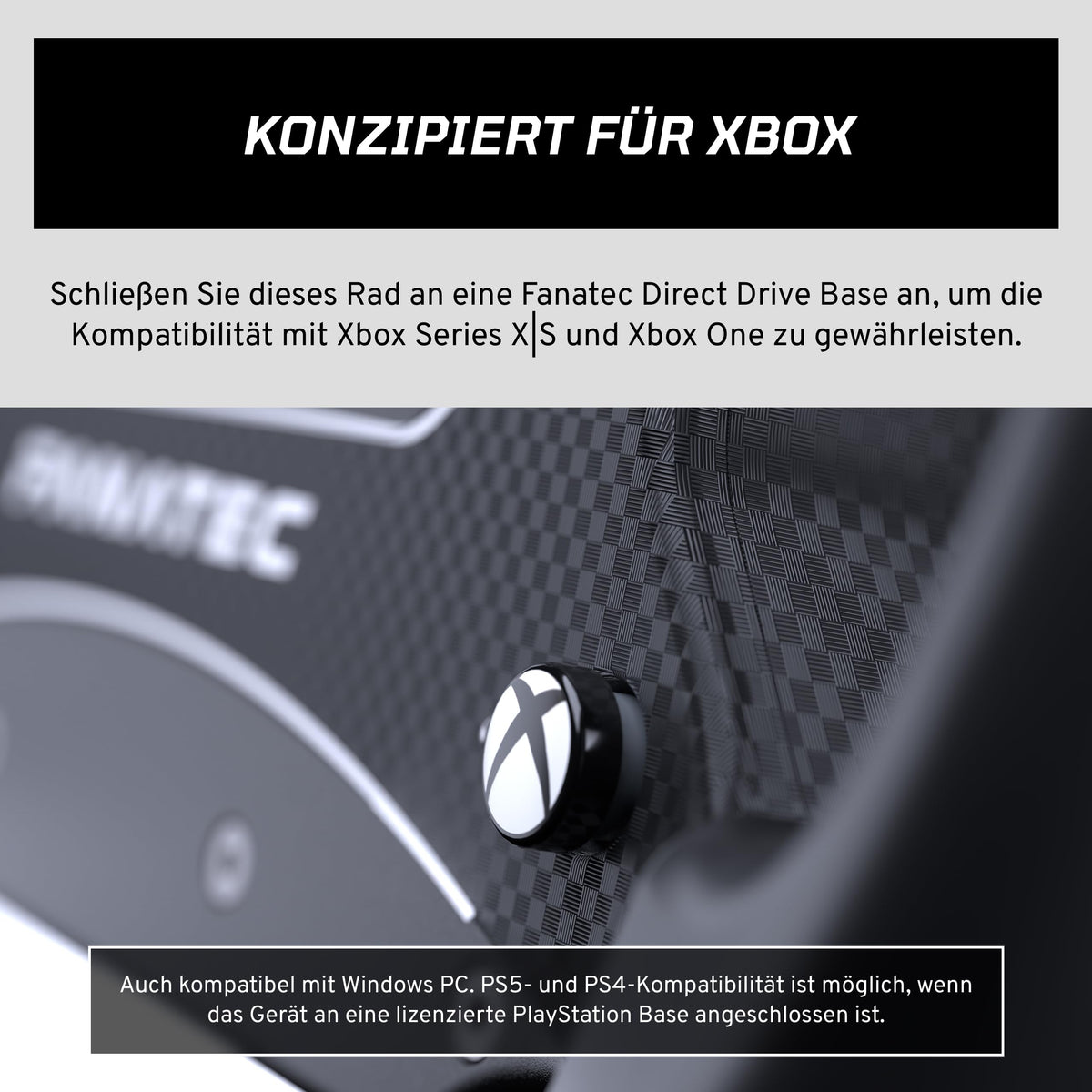 CSL GT3 Lenkrad 300 mm für Xbox Series X|S, Xbox One und PC mit magnetischen Schaltwippen und analogen Paddles