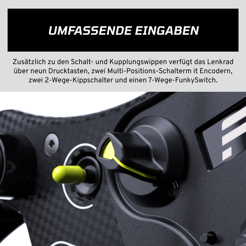 CSL GT3 Lenkrad 300 mm für Xbox Series X|S, Xbox One und PC mit magnetischen Schaltwippen und analogen Paddles