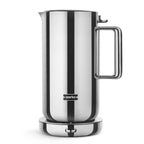 Wasserkocher aus Edelstahl mit Temperatureinstellungen, 1,2 L Fassungsvermögen, 360° drehbarem Sockel und tropffreiem Ausgießer