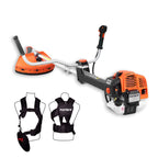 Débroussailleuse thermique FX-PS162 62 cm³ 3,5 CV système antivibration 2 en 1 coupe bordure tête fil et lame 3 dents