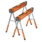 Arbeitsböcke höhenverstellbar 2er Set Speedhorse XT PM-4550T, klappbar bis 91 cm, 680 kg pro Bock