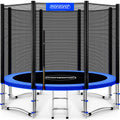 Trampolin Ø 305 cm Komplettset mit Sicherheitsnetz, Leiter und Randabdeckung, TÜV SÜD GS zertifiziert