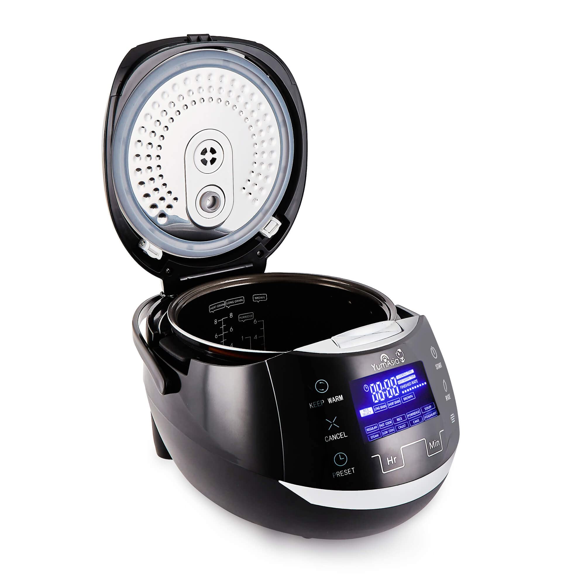 Cuiseur à riz intelligent Sakura 1,5L avec bol céramique 8 tasses logique floue avancée 6 fonctions de cuisson