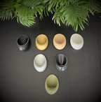 Cadre mural végétal magnétique 20x60 cm - 3 pots céramique - Support plantes noir mat