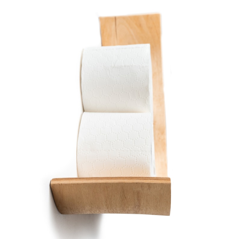 Porte-papier hygiénique mural en bois de chêne avec étagère nuage, support flottant pour salle de bain, organiseur TP