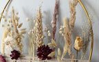 Tenture murale rustique en métal avec cordon de jute et fleurs de style ferme