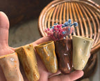 Vase magnétique suspendu en céramique, 8-9 cm, aimanté pour réfrigérateur
