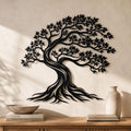 Lebensbaum-Wandbild aus Metall – Naturinspirierte Baumdekoration für Wand und Wohnraum