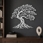 Lebensbaum-Wandbild aus Metall – Naturinspirierte Baumdekoration für Wand und Wohnraum