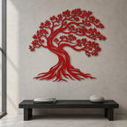 Lebensbaum-Wandbild aus Metall – Naturinspirierte Baumdekoration für Wand und Wohnraum
