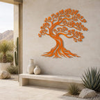 Lebensbaum-Wandbild aus Metall – Naturinspirierte Baumdekoration für Wand und Wohnraum